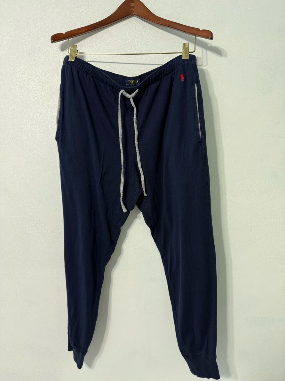 Polo by Ralph Lauren Navy Jogger Sleepwear lounge pants pajamas flaw